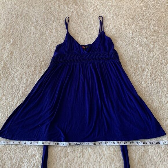 Blue spaghetti strap y2k tank top - Picture 12 of 16